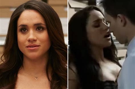 megan markel nude|Meghan Markle strips NAKED in seductive Suits sex scene